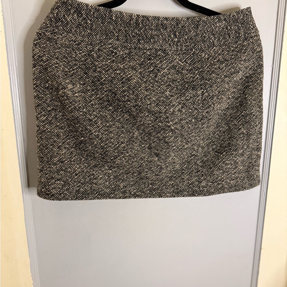 J. Crew Black and White y2k Pencil mini Skirt Sz 6